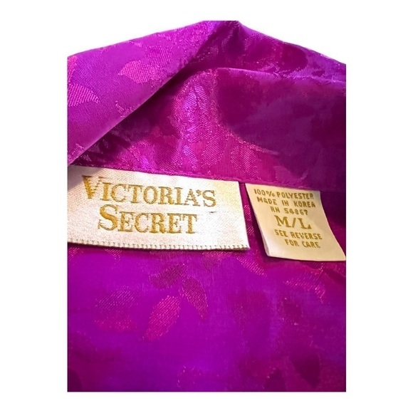 Vintage Purple VS Gold Label Pajama Top Medium Large - Picture 6 of 12